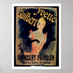 Poster för "Yvette Guilbert den Parisian
