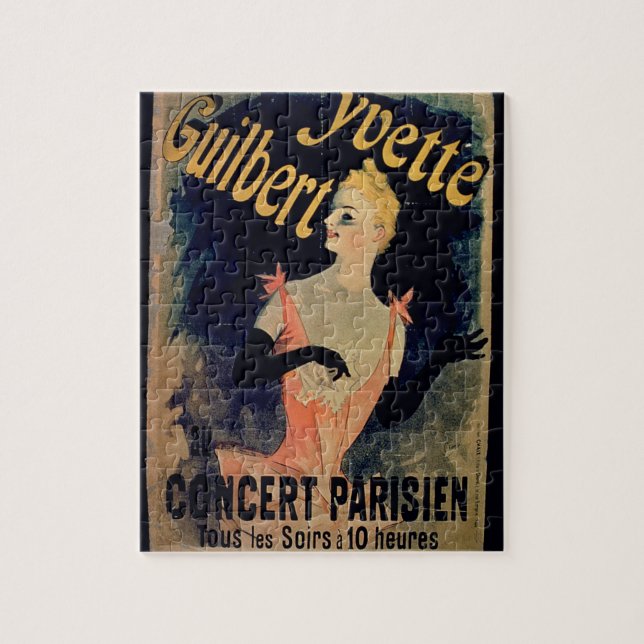 Poster för "Yvette Guilbert den Parisian Pussel (Vertikal)