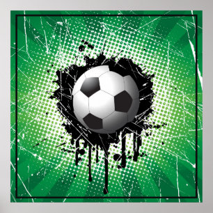 Poster-Fotboll 24 tum x 24 tum Poster