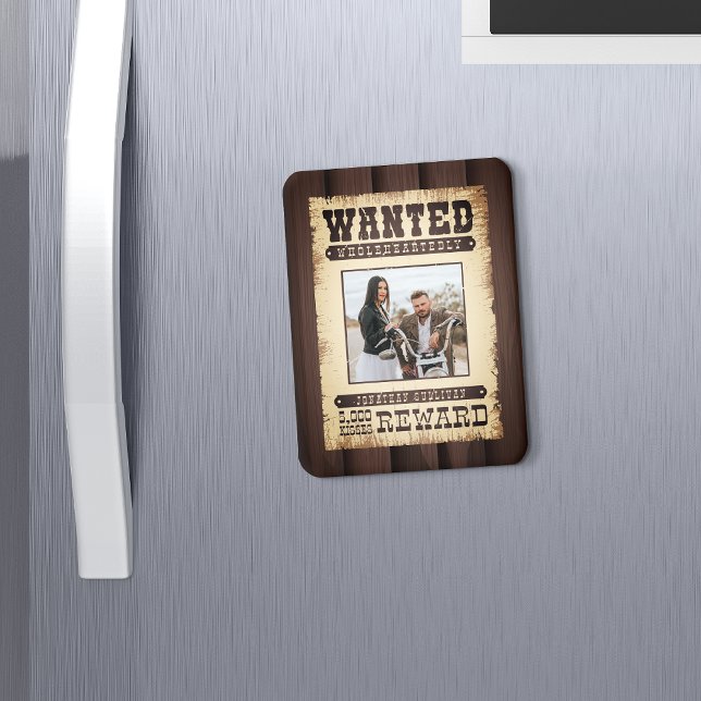 Poster foto med helhjärtat Western  Magnet (Skapare uppladdad)