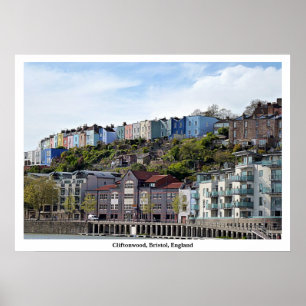 Poster fotografi av Cliftonwood, Bristol, 28" x 20