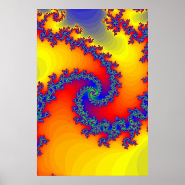 Poster: Fractal Spiral Poster (Framsidan)