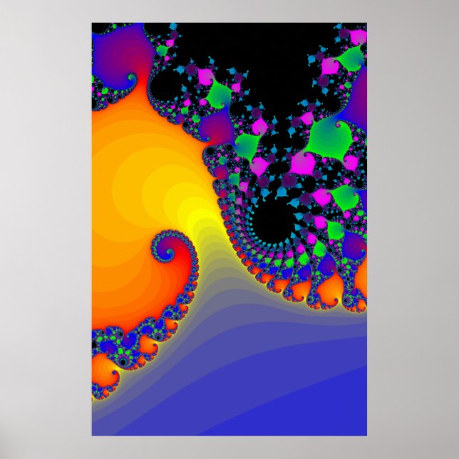 Poster: Fractal Spiral Poster (Framsidan)