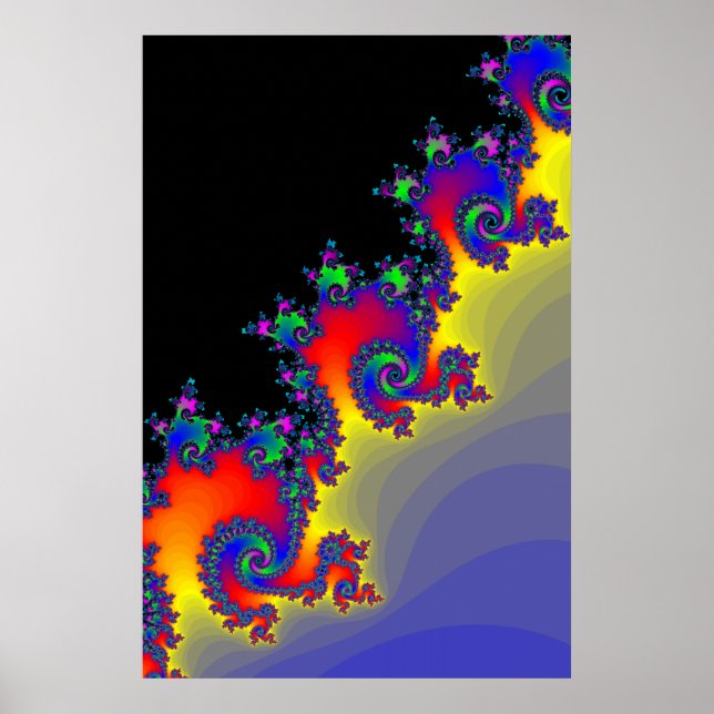 Poster: Fractal Spiral Poster (Framsidan)