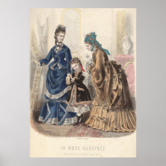 Poster från Antique Mode Plate - Heloise Leloir