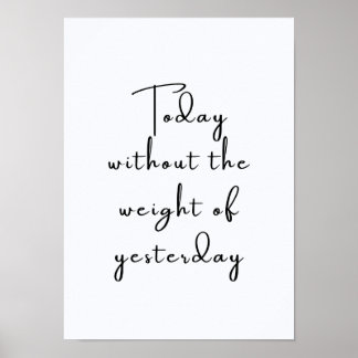 poster frase em inglês