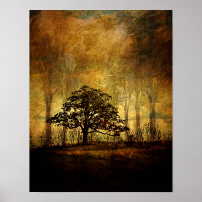 Poster fredligt Träd (Framsidan)