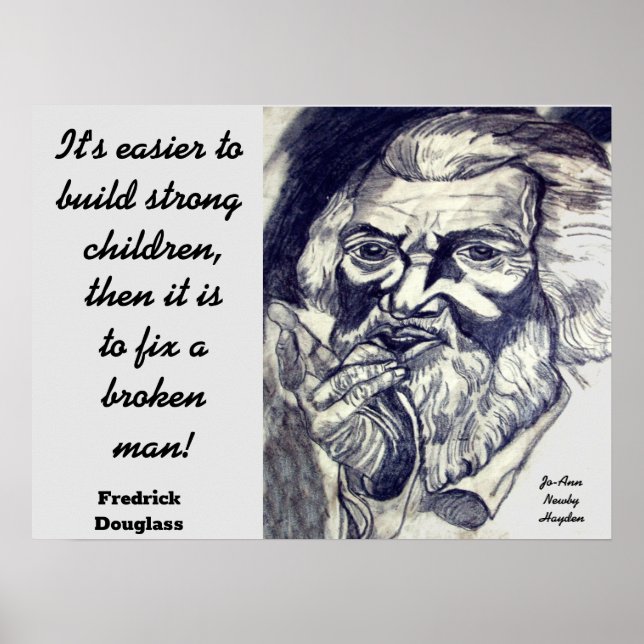 Poster FREDRICK DOUGLASS QUOTE (Framsidan)