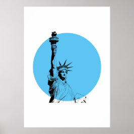 Poster frihetsgudinnan