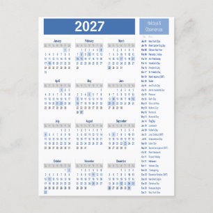 Poster fullt kalender - ren och minimal layout vykort