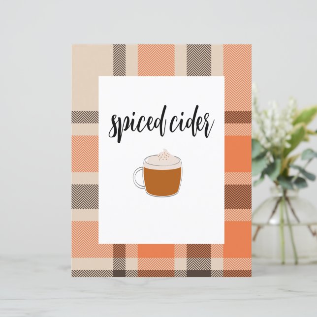 Poster Fyll dryck Bord (Stående Fram)