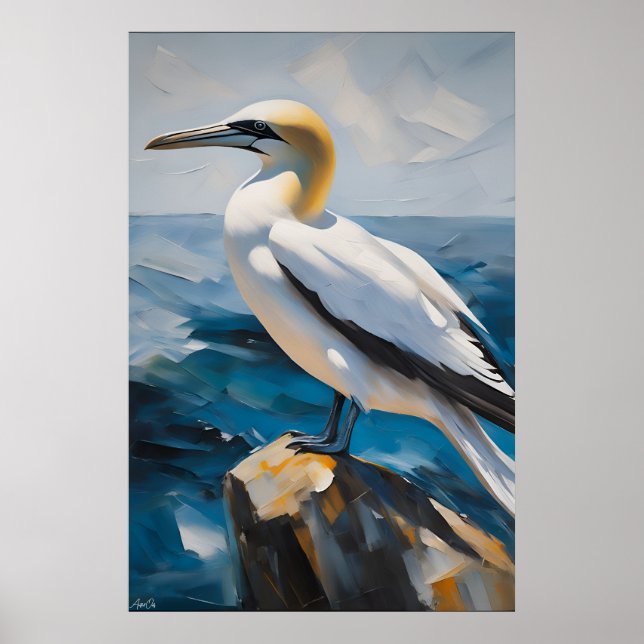 Poster | Gannet | Måla Stil (Framsidan)