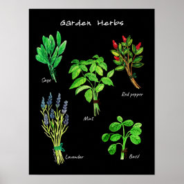 POSTER GARDEN-ÖRTER