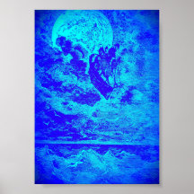 Poster Ghost-Frakten 5x7 i Himlar