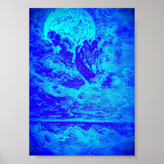 Poster Ghost-Frakten 5x7 i Himlar