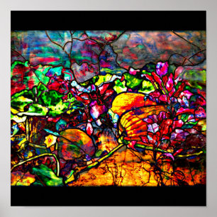 Poster glas-Tiffany 20