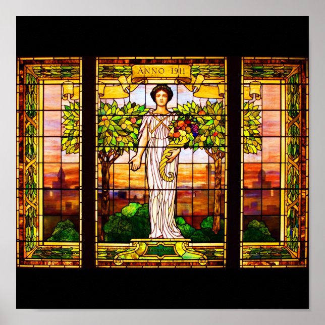 Poster glas-Tiffany 9 (Framsidan)