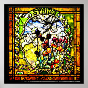 Poster-glasaktigt - Louis Tiffany 101 Poster