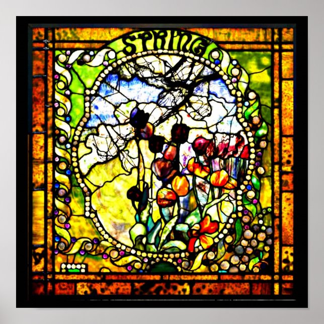 Poster-glasaktigt - Louis Tiffany 101 Poster (Framsidan)