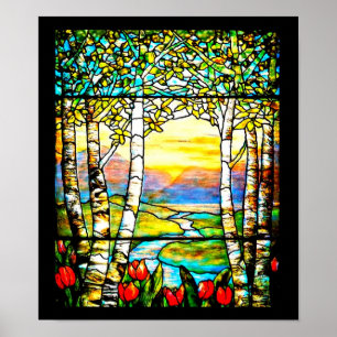 Poster-glasaktigt - Louis Tiffany 109 Poster