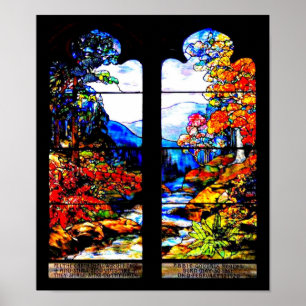 Poster-glasaktigt - Louis Tiffany 113 Poster