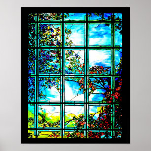 Poster-glasaktigt - Louis Tiffany 114 Poster
