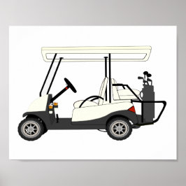 Poster Golf Cart Kids Décor Print