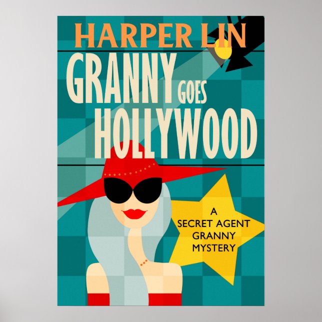 POSTER Granny Goes Hollywood av Harper Lin Bok (Framsidan)