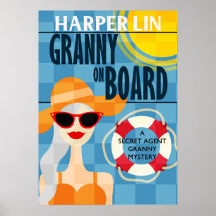 POSTER Granny ombord av Harper Lin Bok