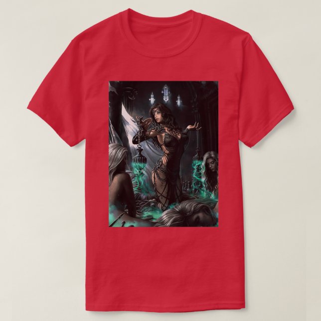 Poster grönt Witches T Shirt (Design framsida)