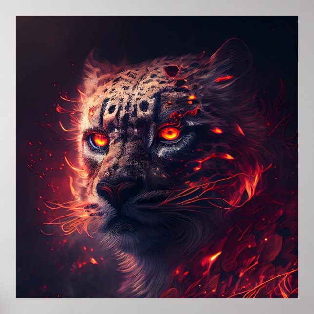 Poster Guépard rouge (Framsidan)