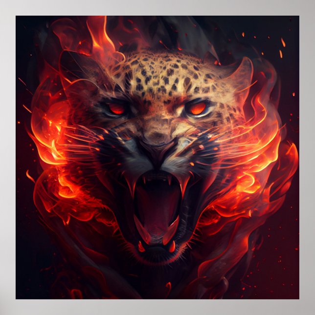 Poster Guépard rouge (Framsidan)