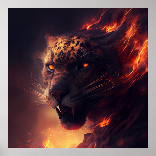 Poster Guépard rouge (Framsidan)