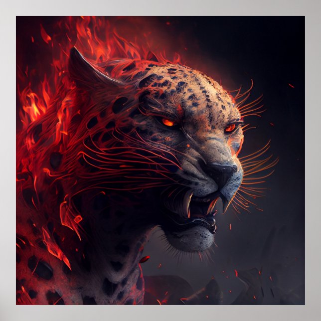 Poster Guépard rouge (Framsidan)