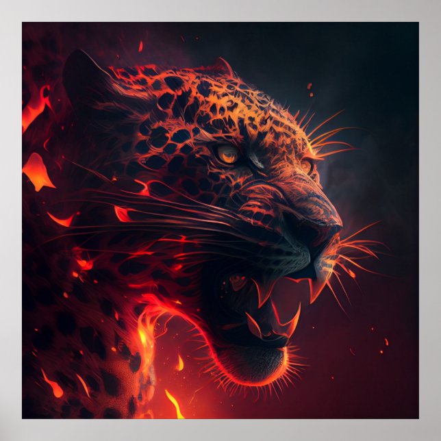 Poster Guépard rouge (Framsidan)