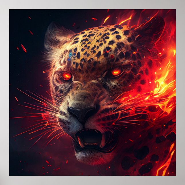 Poster Guépard rouge (Framsidan)