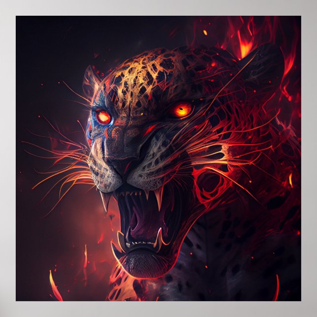 Poster Guépard rouge (Framsidan)