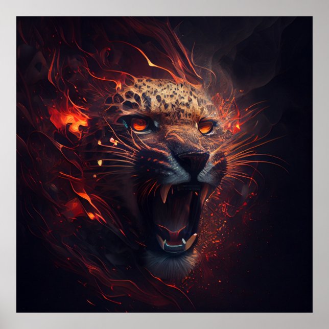 Poster Guépard rouge (Framsidan)