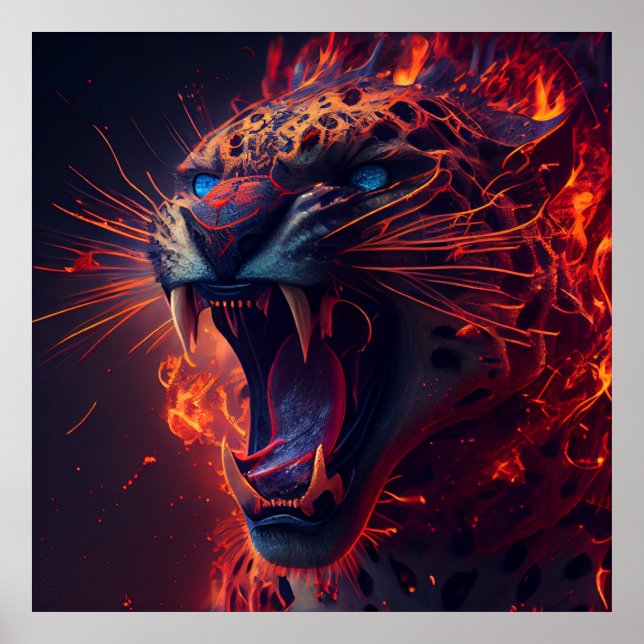 Poster Guépard rouge (Framsidan)