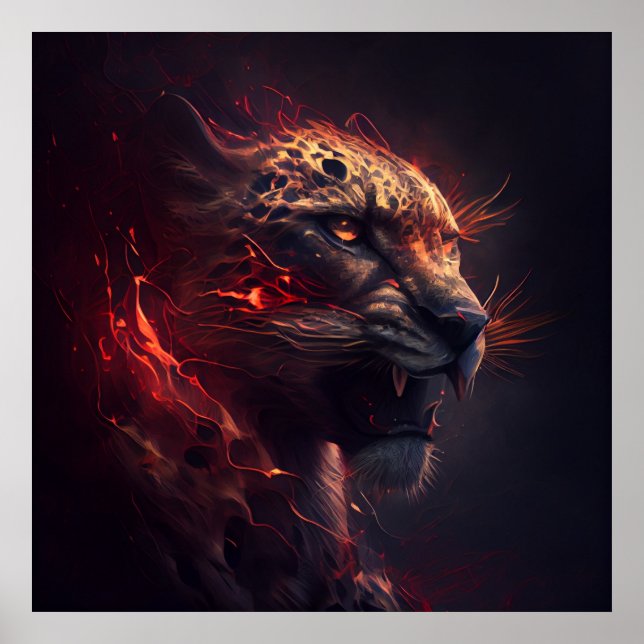 Poster Guépard rouge (Framsidan)