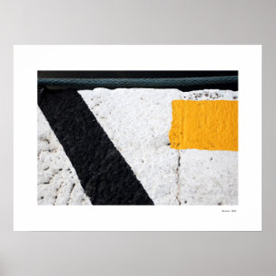 Poster gult SQUARE