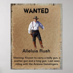 Poster Gunslinger från Väster