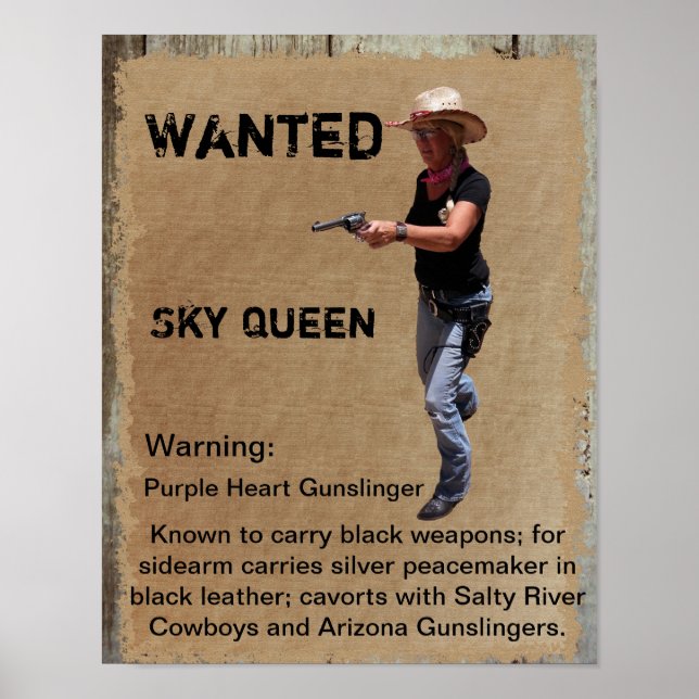 Poster Gunslinger från Väster (Framsidan)