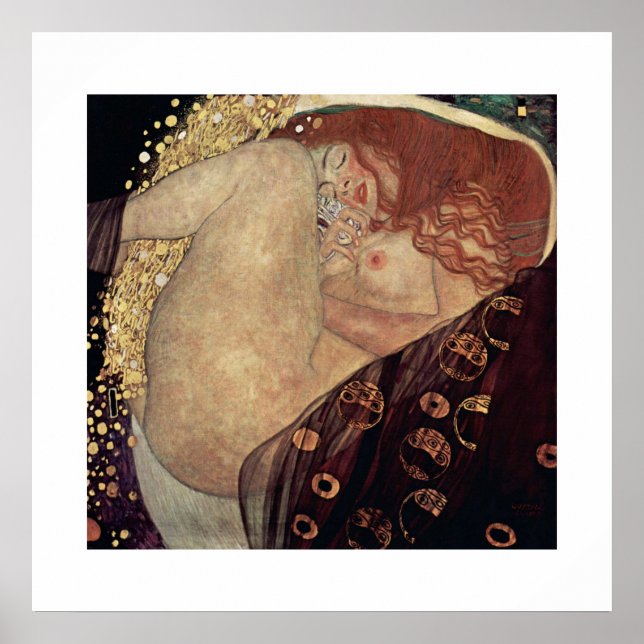 POSTER: GUSTAV KLIMT: DANAE 1907-08 POSTER (Framsidan)