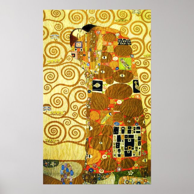 Poster Gustav Klimt Fulfillment (Framsidan)