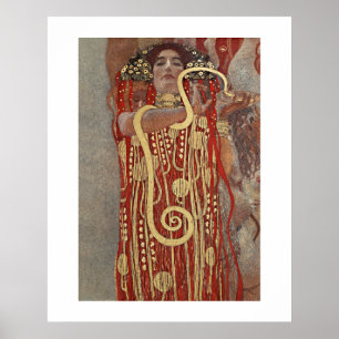 POSTER: GUSTAV KLIMT : HYGIEIA : 1907 POSTER