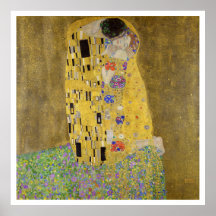 POSTER: GUSTAV KLIMT: KISS