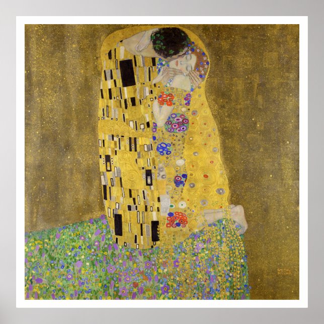 POSTER: GUSTAV KLIMT: KISS POSTER (Framsidan)