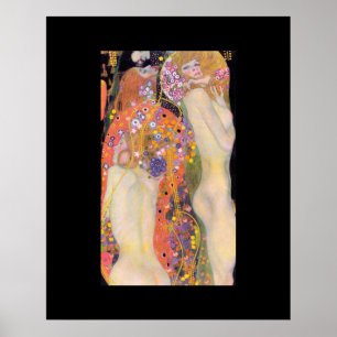 POSTER: GUSTAV KLIMT: VATTEN SERPENTS II POSTER