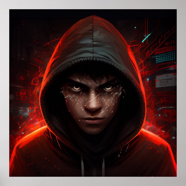 Poster hackare (Framsidan)